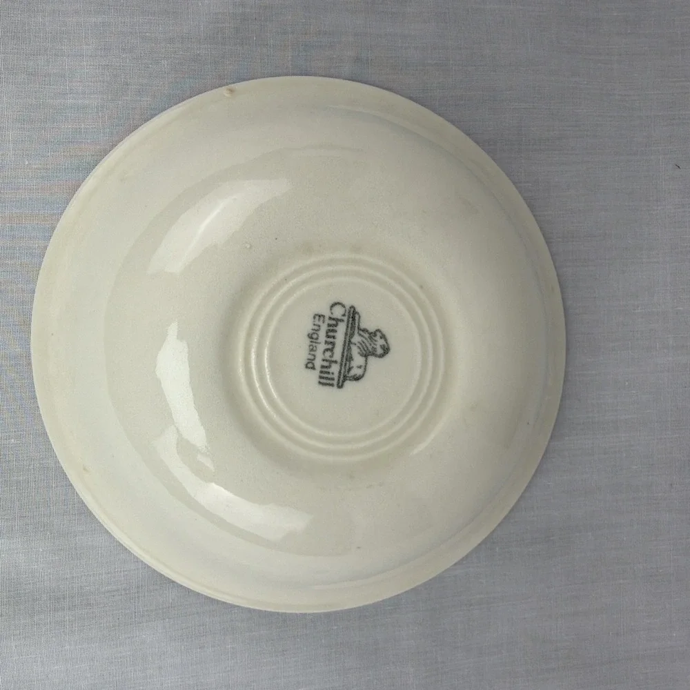 Churchill England Blue Willow Pattern Soup Bowl 6